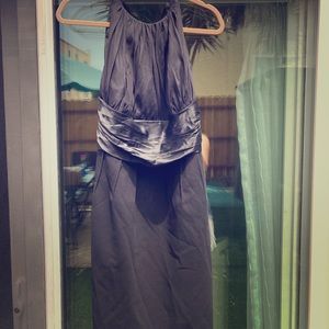 Carmen Marc Valvo silk classic cocktail dress.